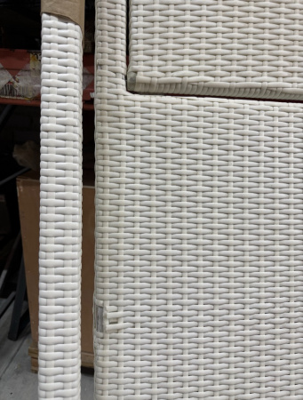 Шезлонг с матрасом E1001 (серо-коричневый) Бриз распродажа